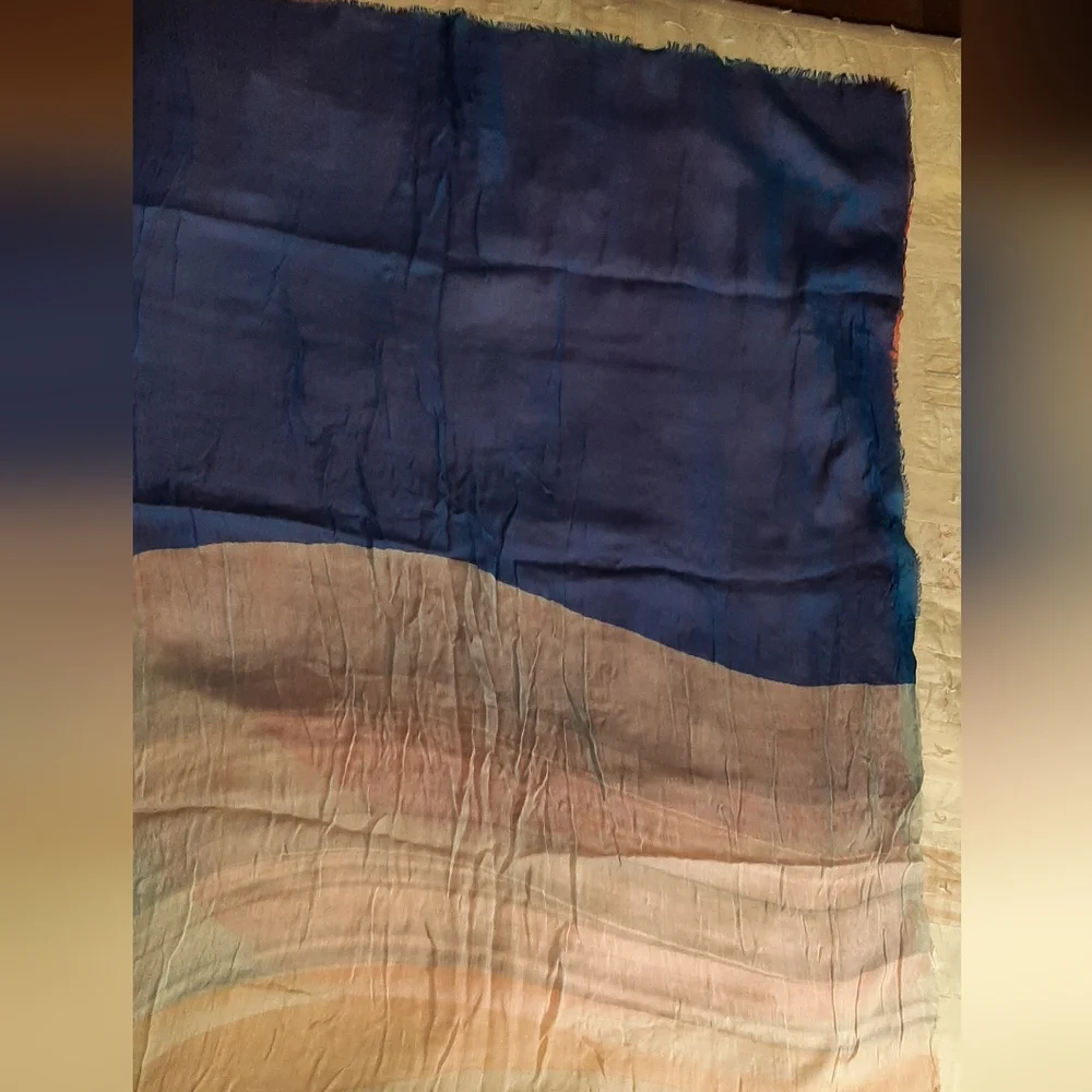 Diane Von Furstenberg | Orange/Blue Wrap/Scarf